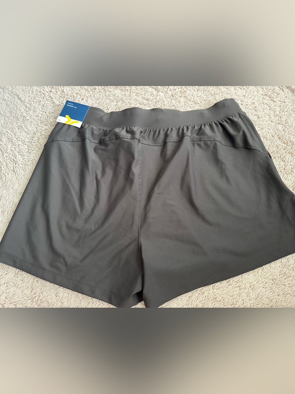 Old Navy Charcoal Gray Athletic Drawstring Shorts - Picture 2 of 3